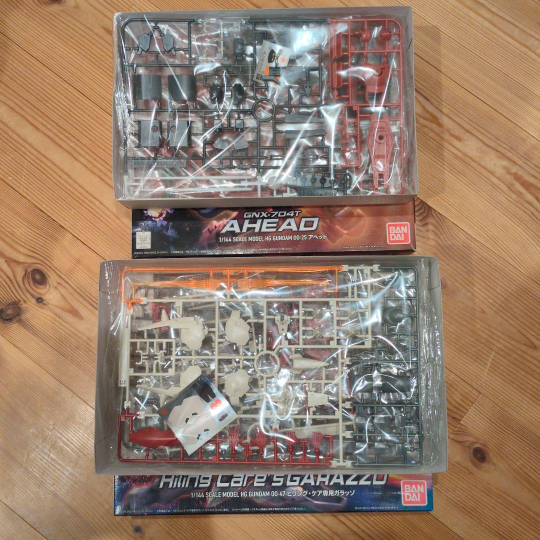 HG ダブルオー　アヘッド&ガラッゾセット