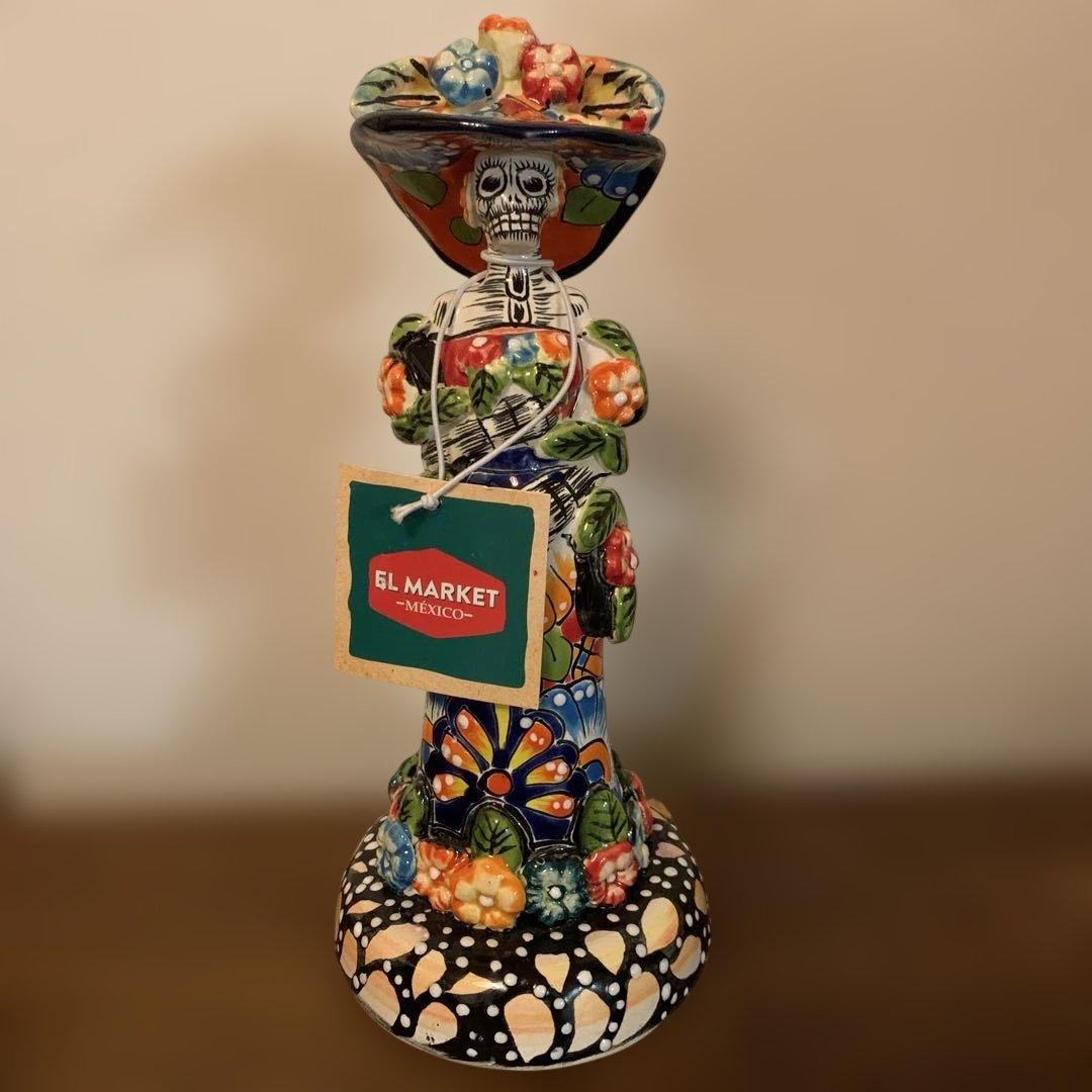 ガイコツ　　【　メキシコ　カラベラ　】　骸骨　人形　置物　置き物