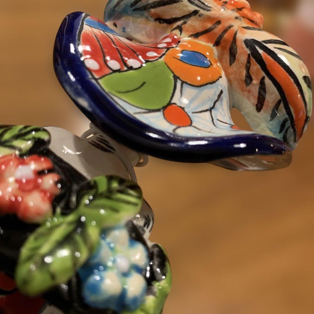 ガイコツ　　【　メキシコ　カラベラ　】　骸骨　人形　置物　置き物