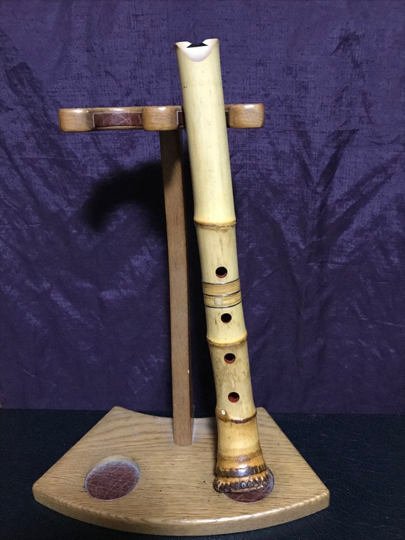 ⭐️ 尺八　琴古流　呂玄銘　銀三線継　約42.5センチ　約340g