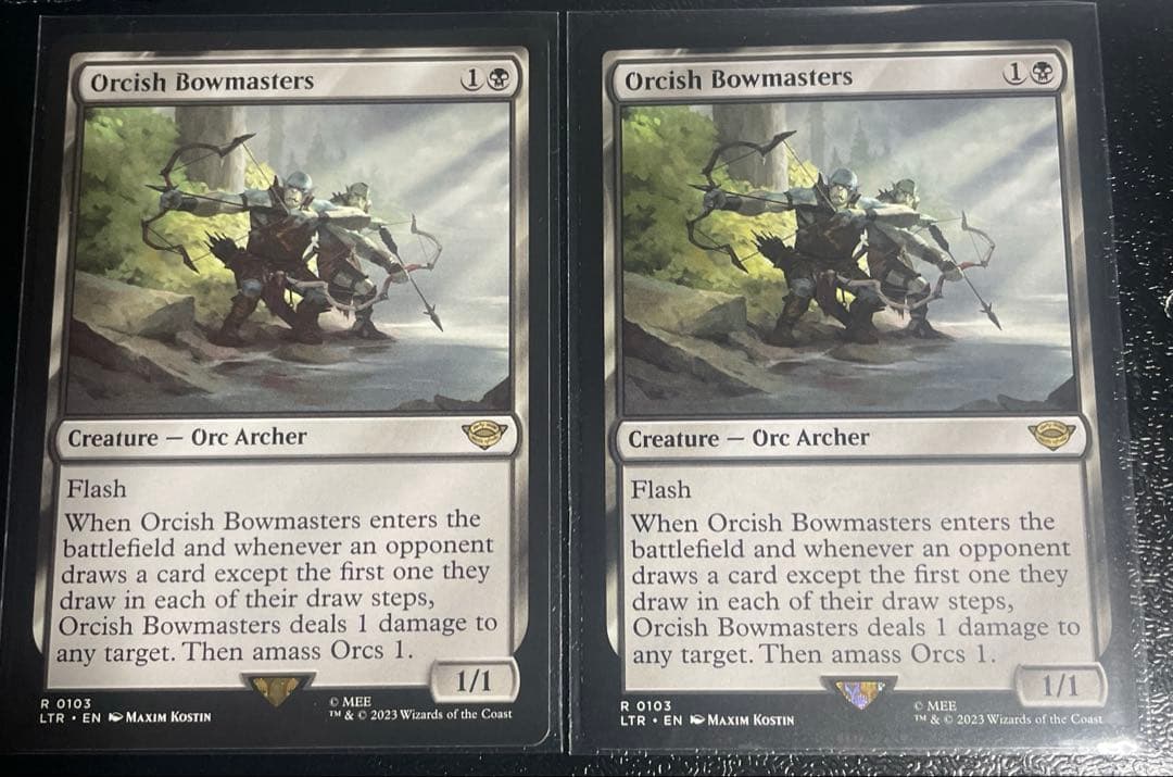 MTG　LTR　オークの弓使い　英語版　2枚