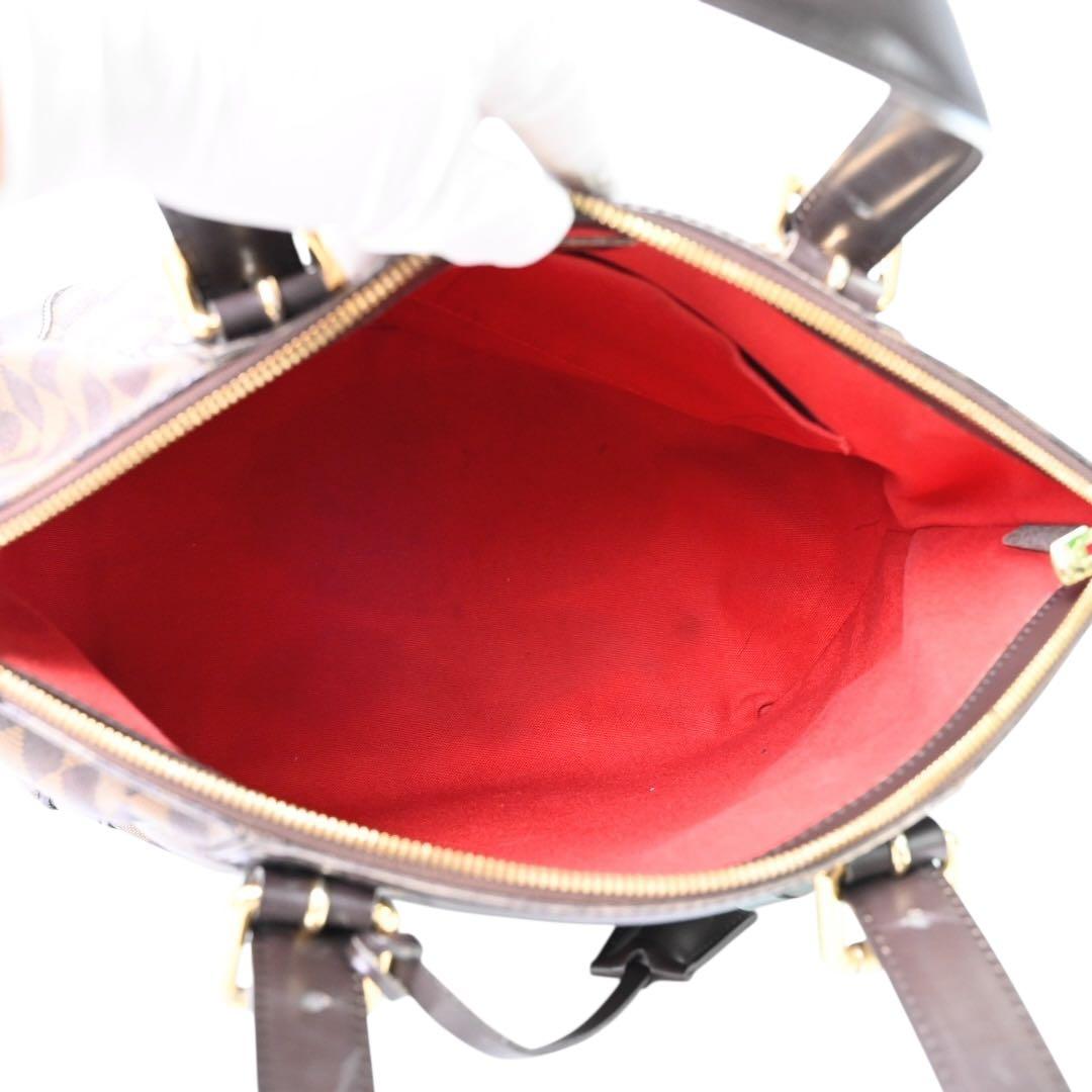 【美品】ルイヴィトン　ダミエ　エベヌ　ヴェローナMM ショルダーバッグ　茶