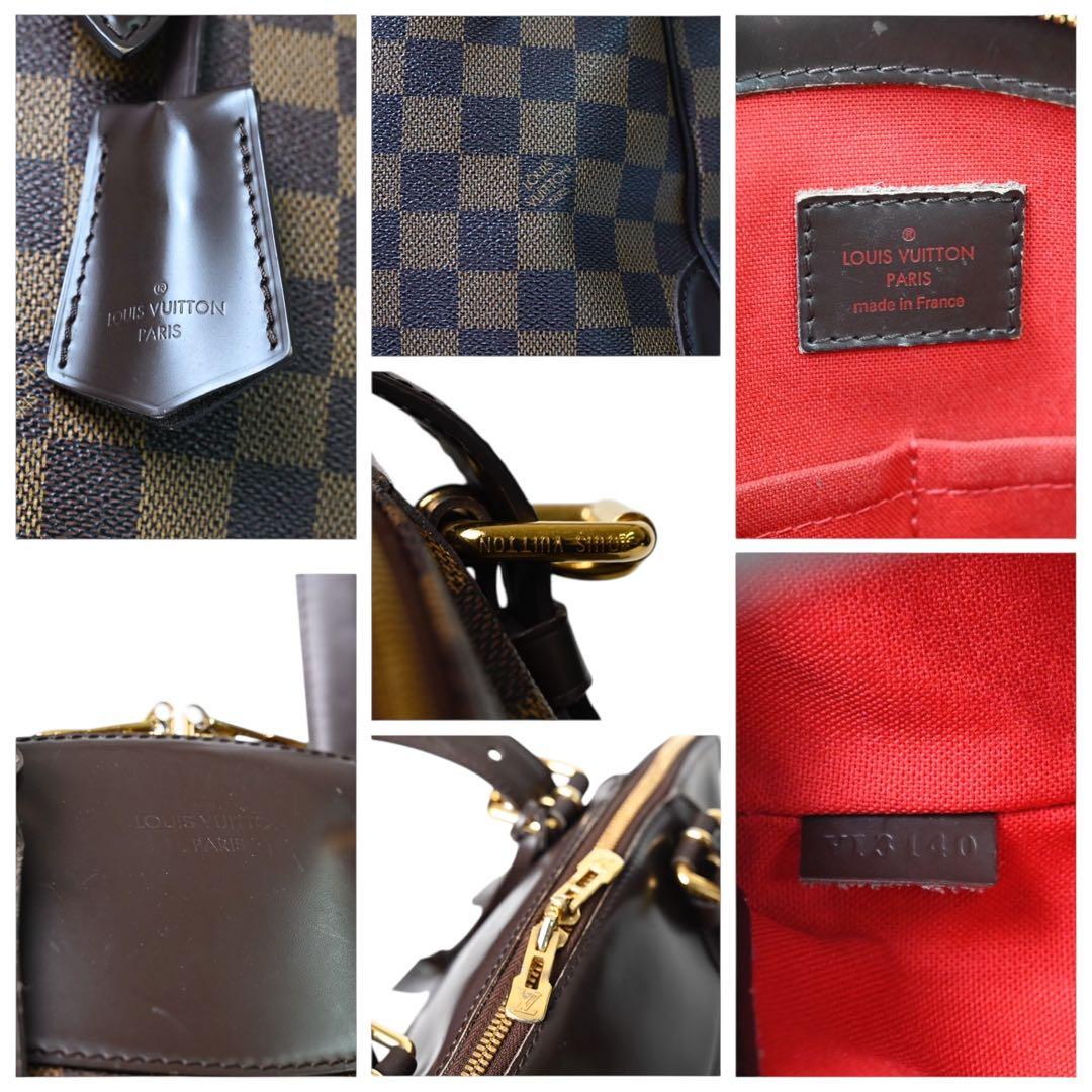 【美品】ルイヴィトン　ダミエ　エベヌ　ヴェローナMM ショルダーバッグ　茶