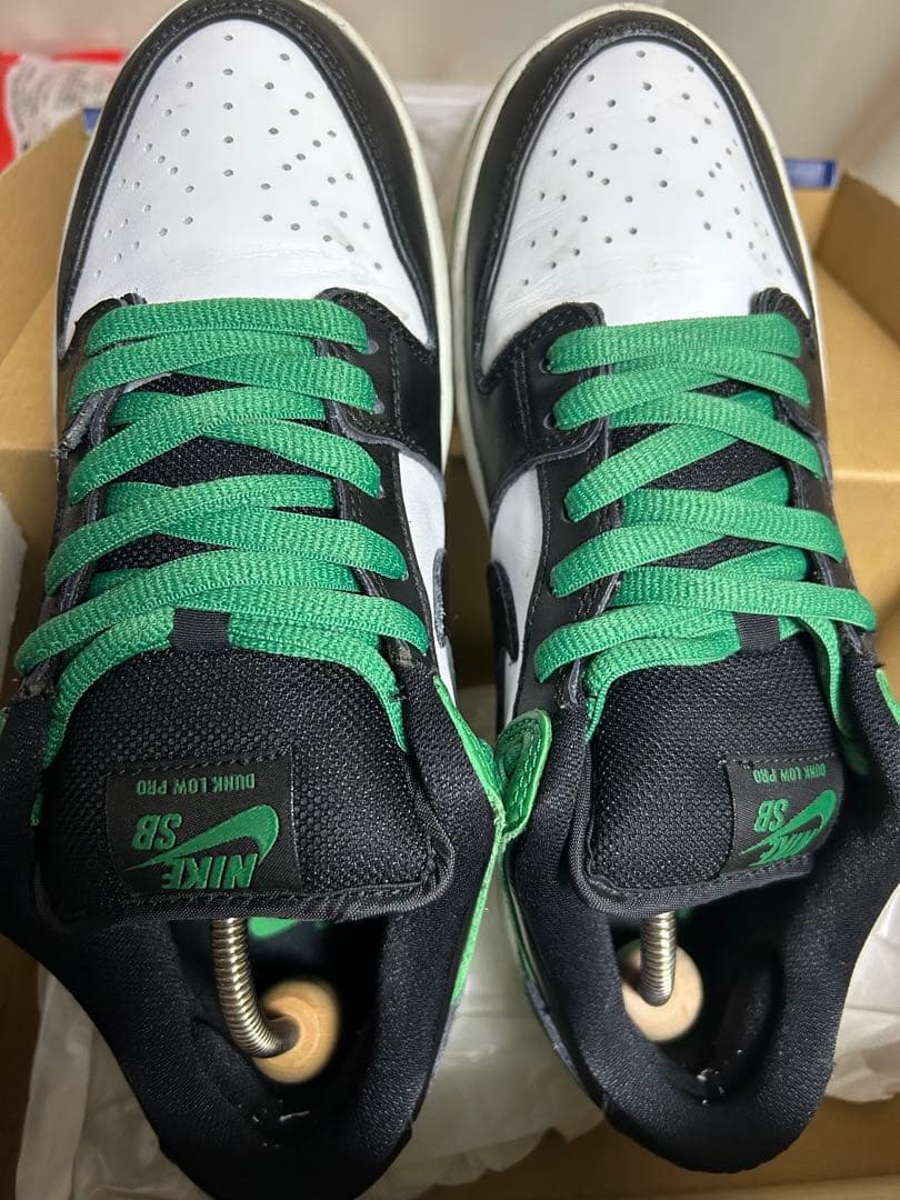 スケートボード Nike SB dunk low classic green