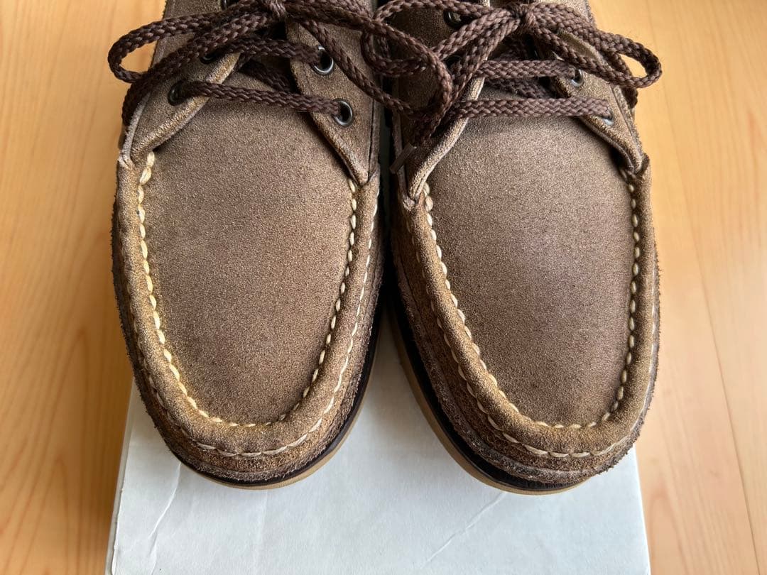 ラッセルモカシン スポーティングクレイスエードチャッカ 200-27W US7E