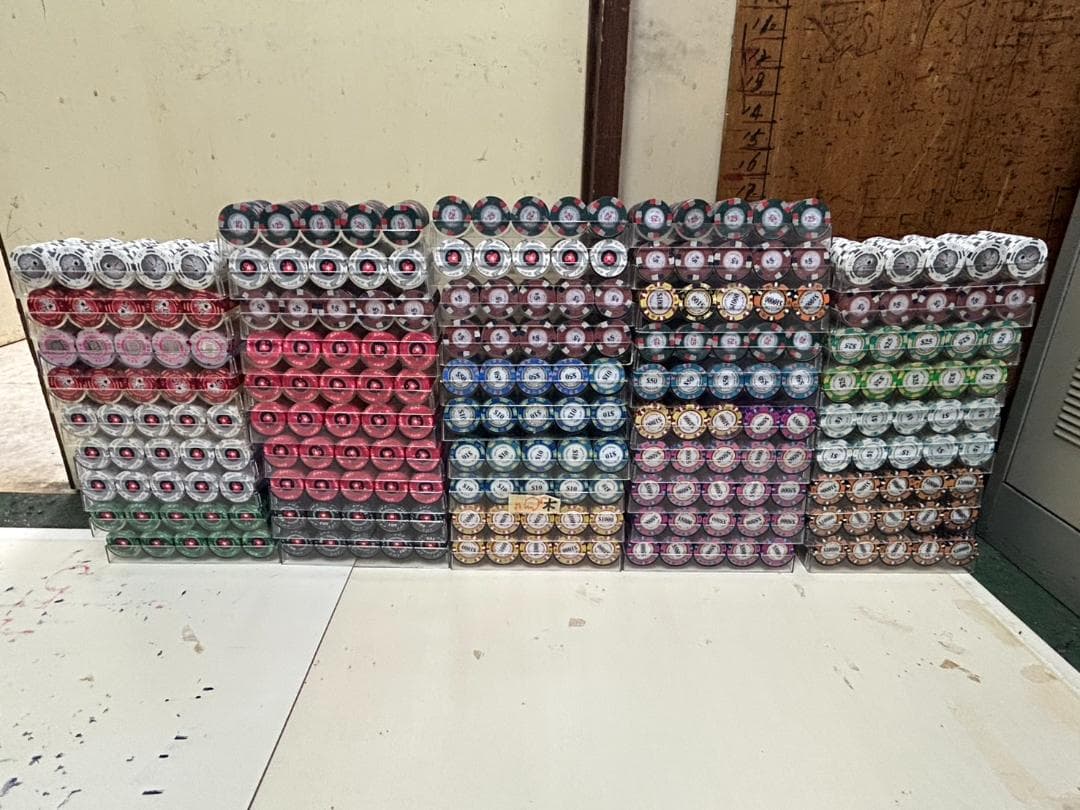 EPT,モンテカルロ等　ポーカーチップセット　約4700枚