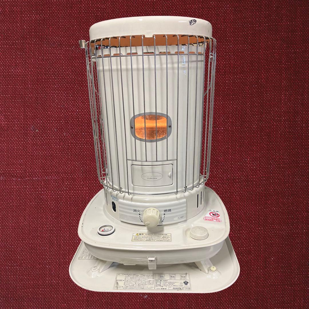 CORONA コロナ 自然通気形開放式石油ストーブ SL-66F、2013年製。