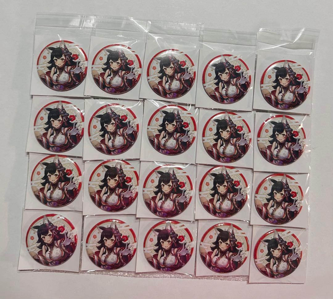 ホロライブ 節分オンリーショップ ～福は内！鬼も内！缶バッジ 大神ミオ