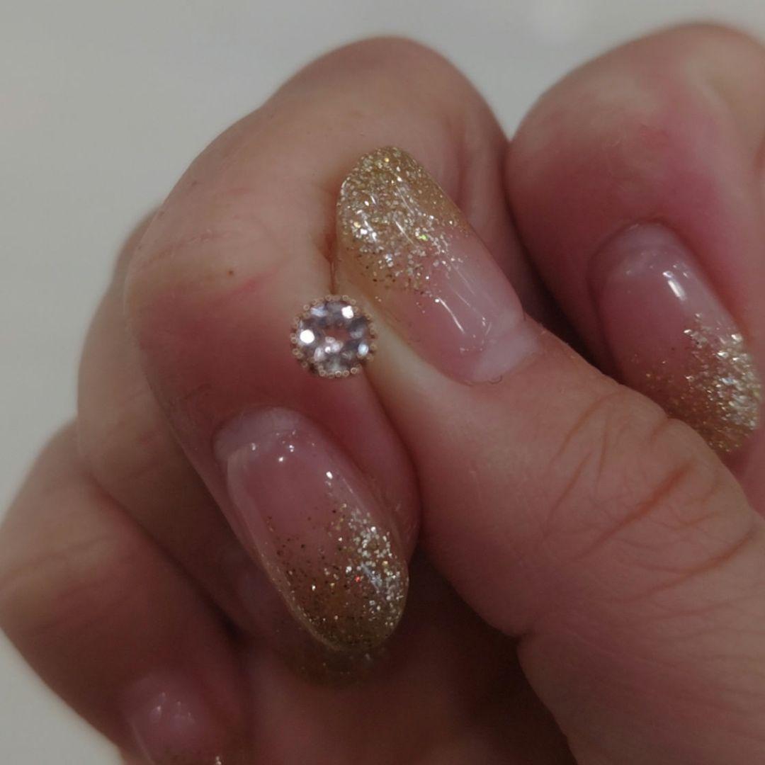 ツツミ　K10ピンクゴールドモルガナイトピアス