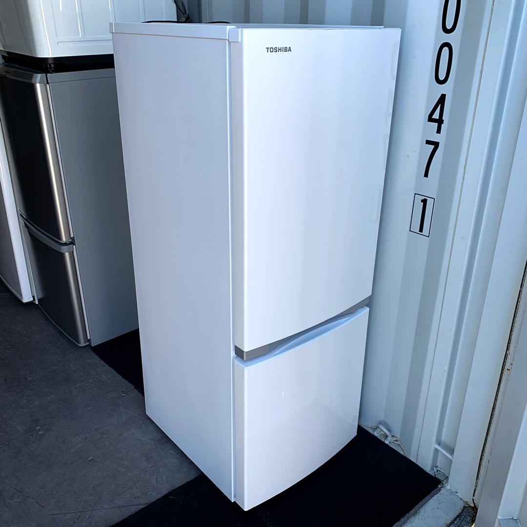 337取付無料！東芝2021年製 高性能シンプルホワイトインテリア冷蔵庫！