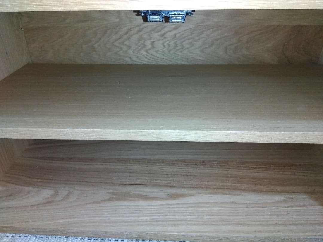 無印良品　スタッキングキャビネット　オーク材