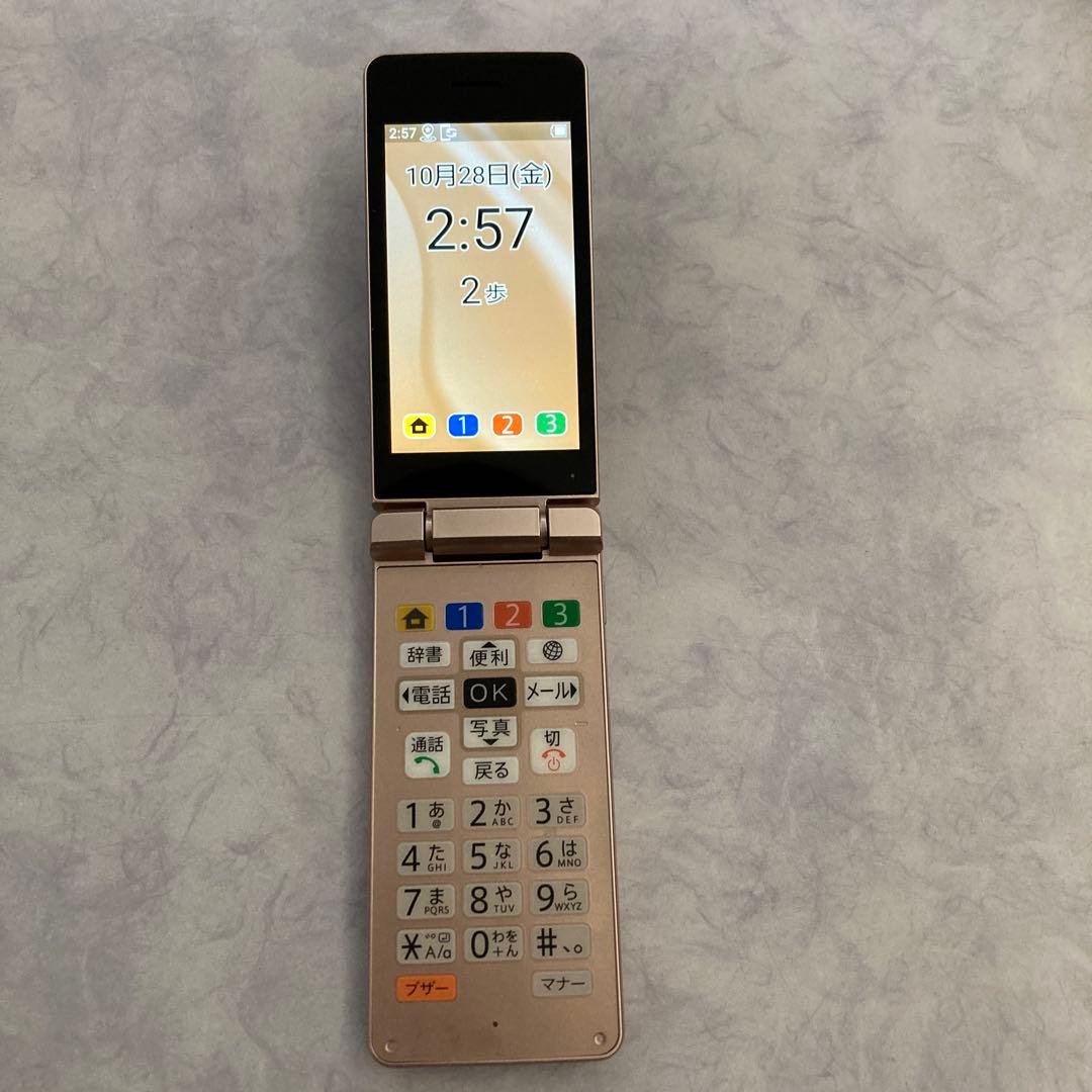 かんたん携帯 11 SoftBank ゴールド