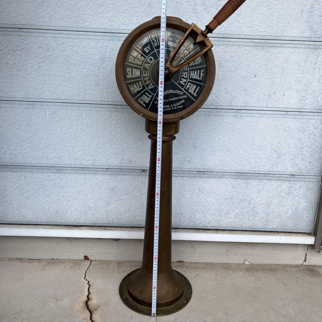 エンジンテレグラフ インテリア 船舶 貨物船アンティーク