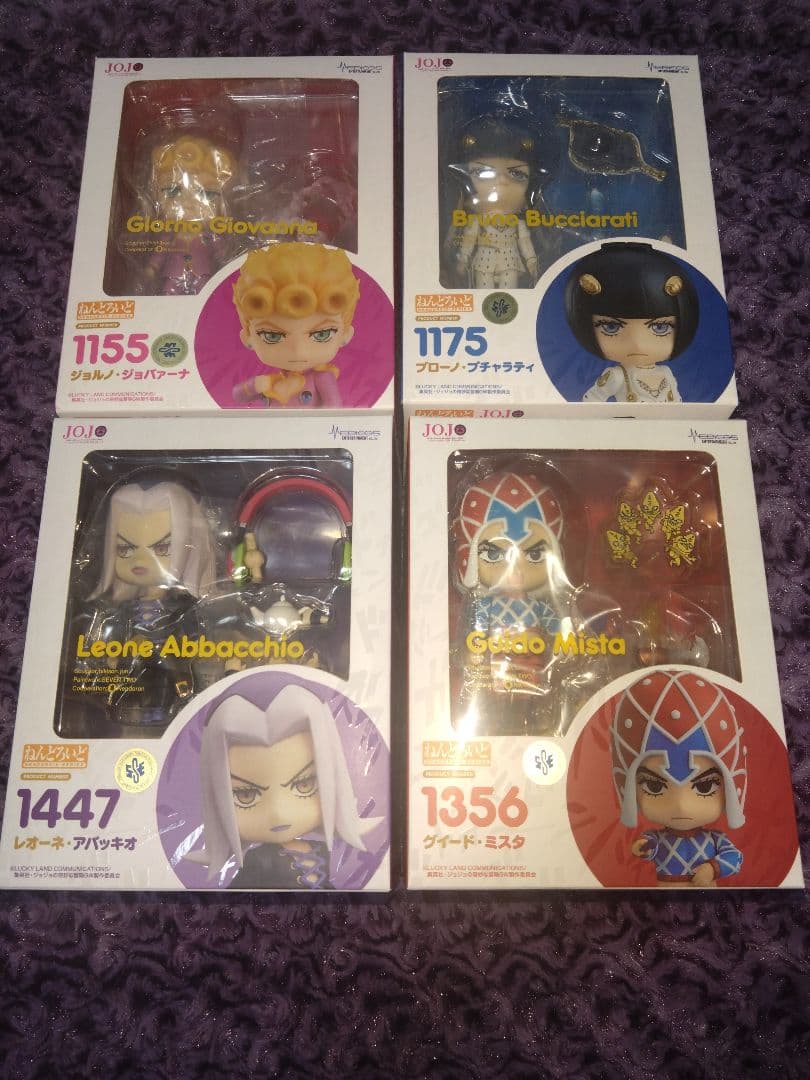 ジョジョ　ねんどろいど　セット　まとめ売り　黄金の風　フィギュア