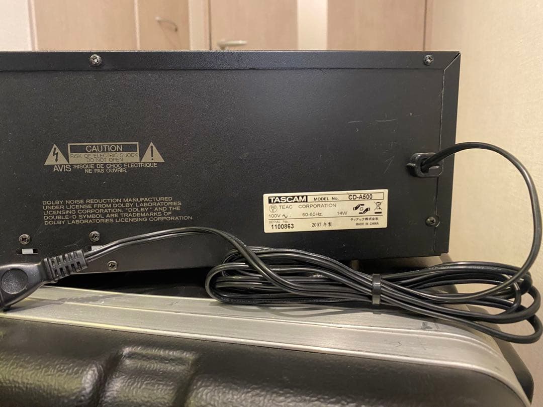 TASCAM CD-A500 タスカム カセットプレーヤー マルチプレーヤー