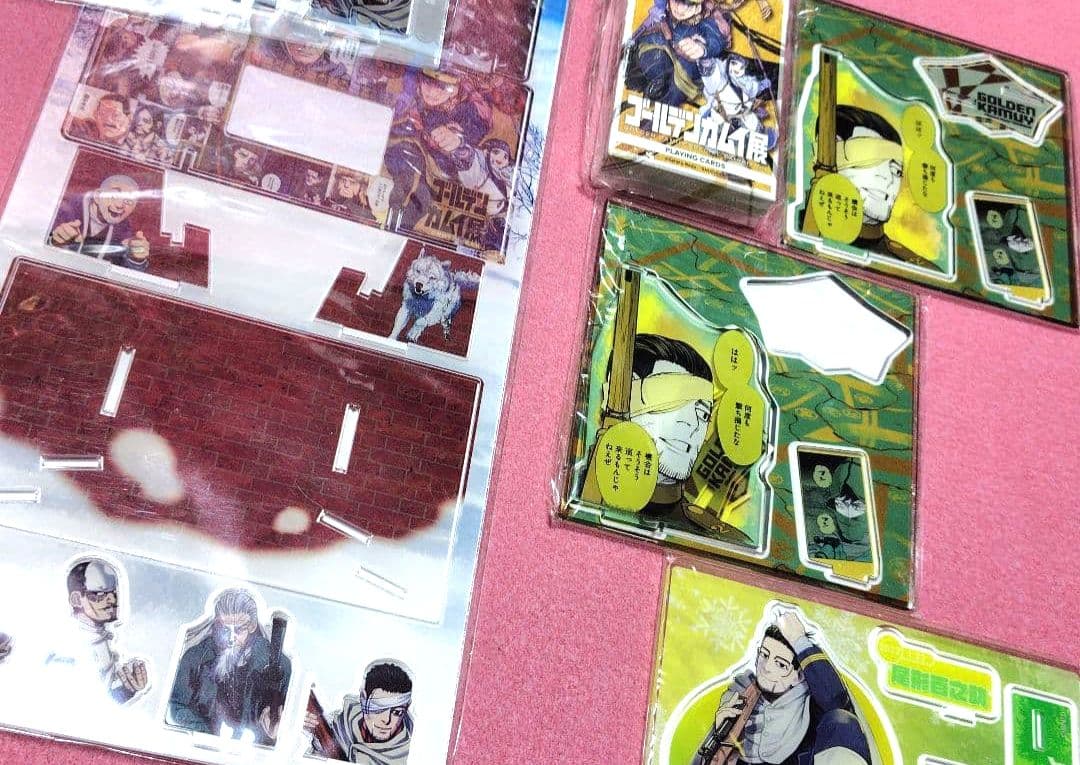 【5点セット】ゴールデンカムイ展 マルイアクリルスタンド 尾形百之助万年