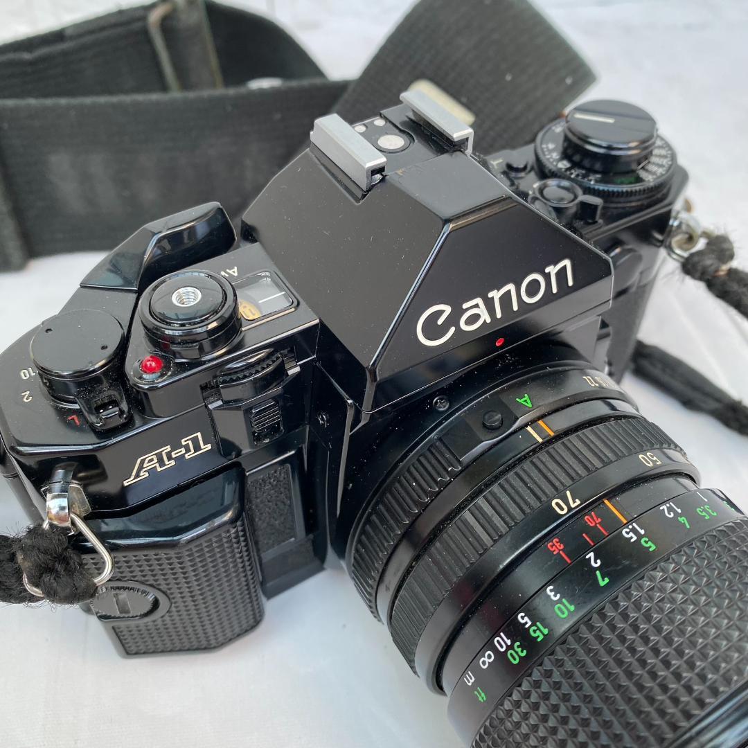 ◆Canon A-1　 一眼レフカメラ　レトロ　ヴィンテージ 動作品