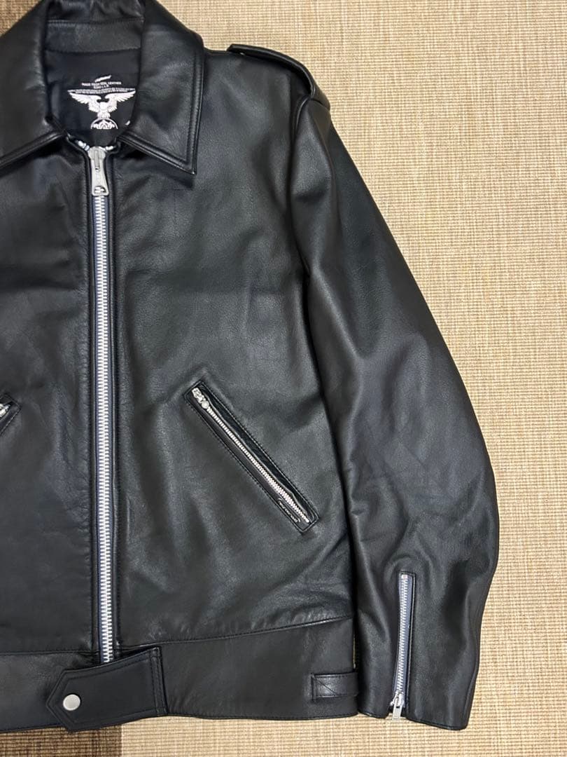 【美品】NEIGHBORHOOD ライダース　M 牛革