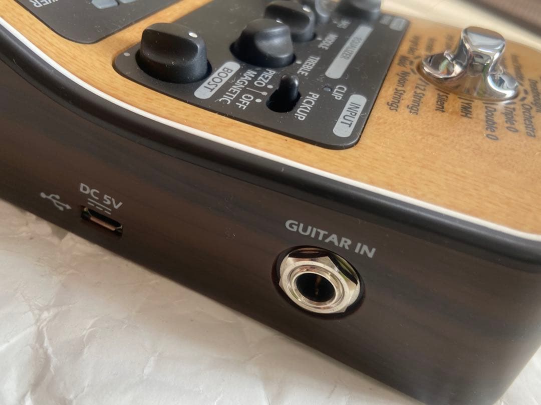 【訳アリ】ZOOM AC-2 アコースティックギター用プリアンプ