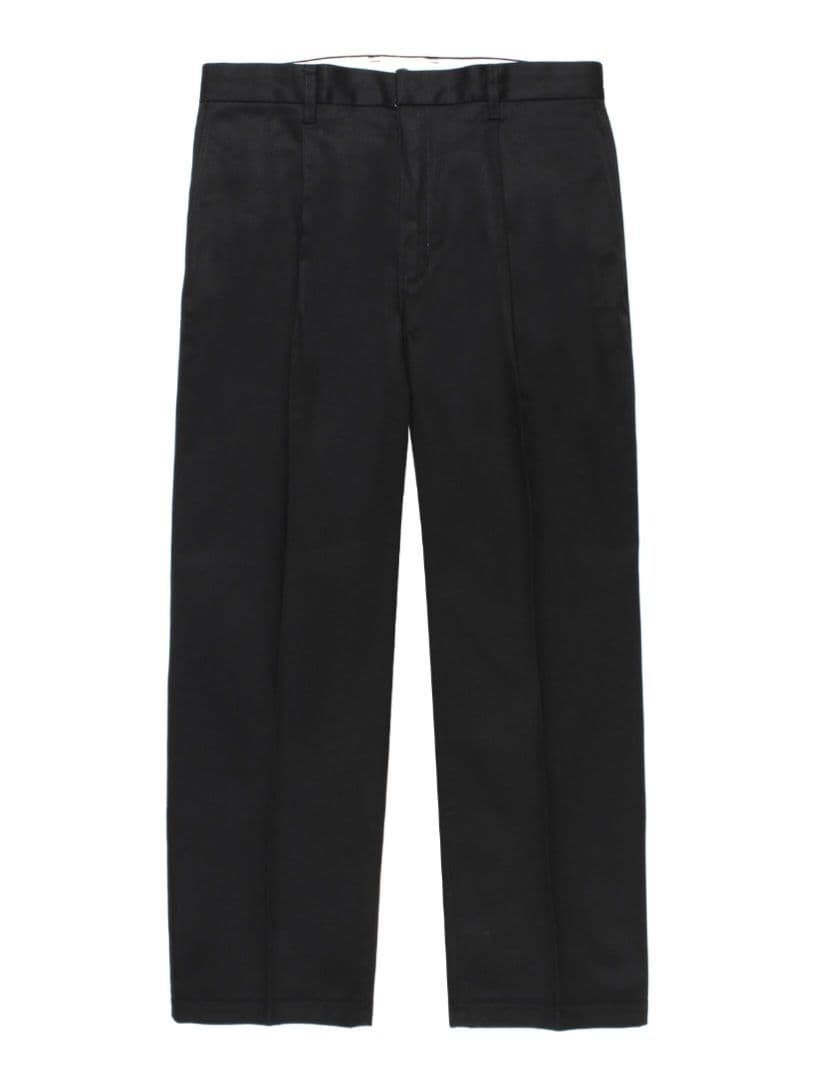 新品L ワコマリア DICKIES PLEATED TROUSERS 黒