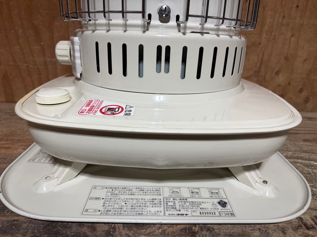 芯乾燥済 石油ストーブコロナ SL-66E キャンプ 中古 分解メンテナンス済