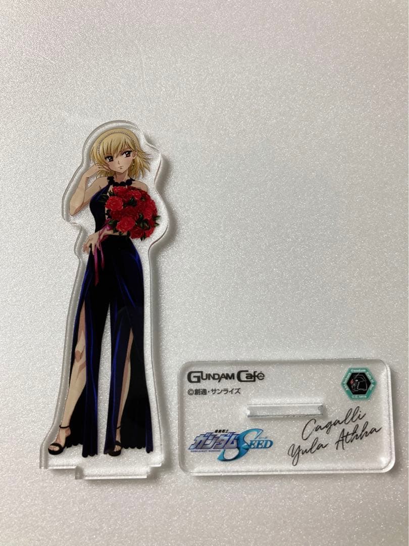 ガンダムカフェ　カガリ　アクリルスタンド　ガンダムseed アクスタ