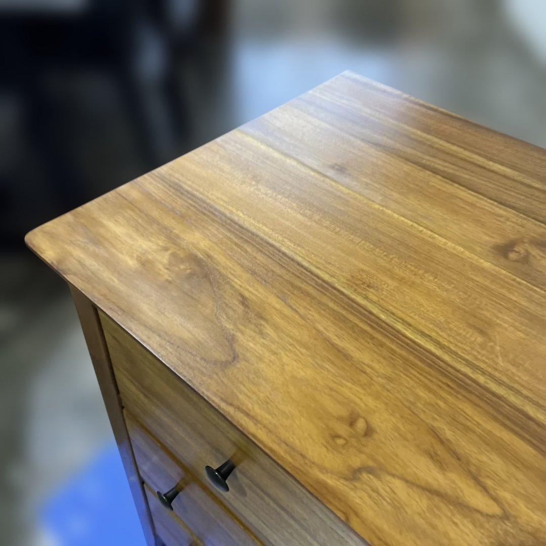 【チーク無垢材】◆ワイドチェスト◇雰囲気抜群◆程度良好！