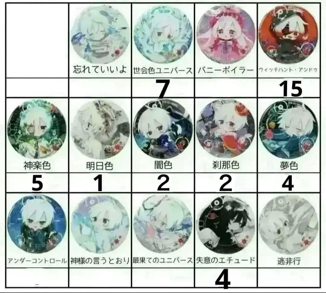 まふまふひきライ輪廻2025日本武道館缶バッジ世会色神楽色夢色失意痛バまふワン
