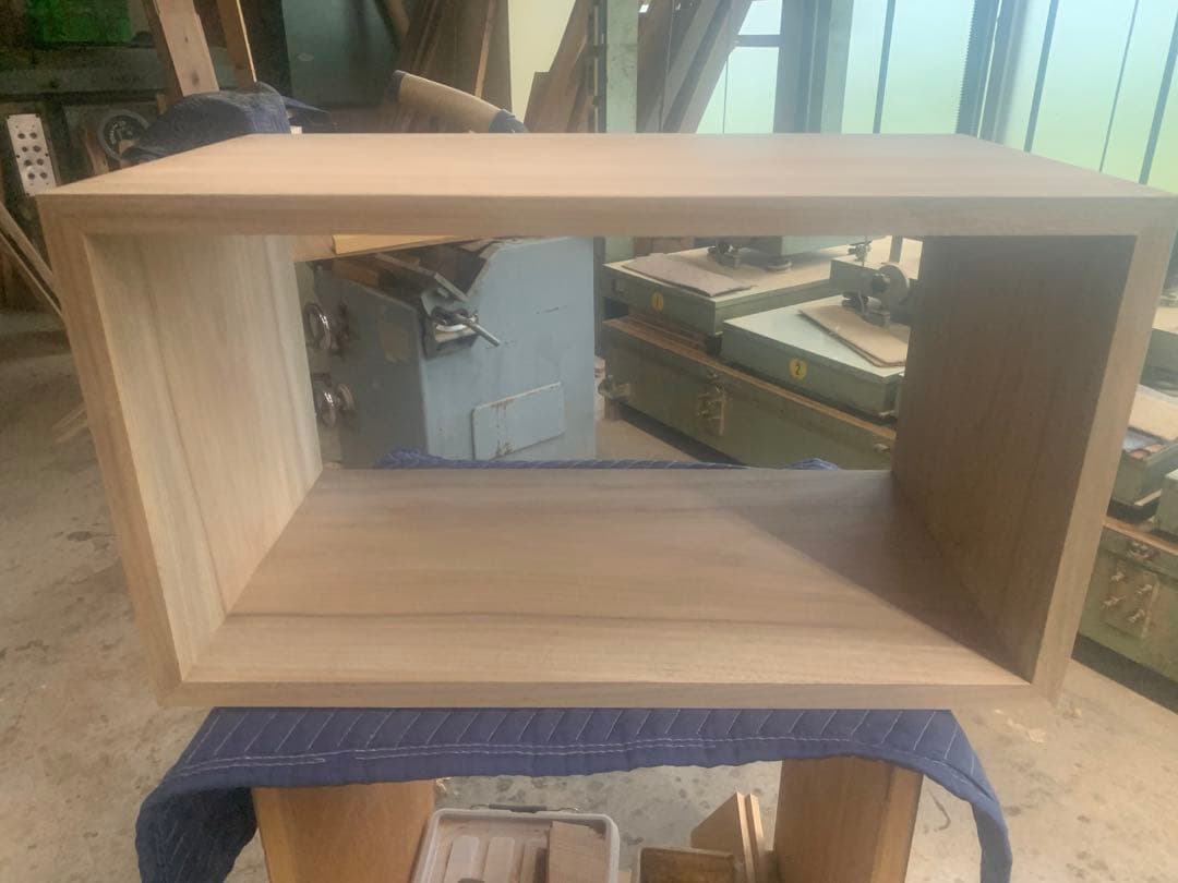 ☆Aya,☆ロ型(楠、無塗装)無垢家具キャビネット製作●確認