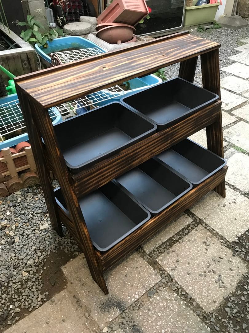 メダカ飼育ラック大　ケース付