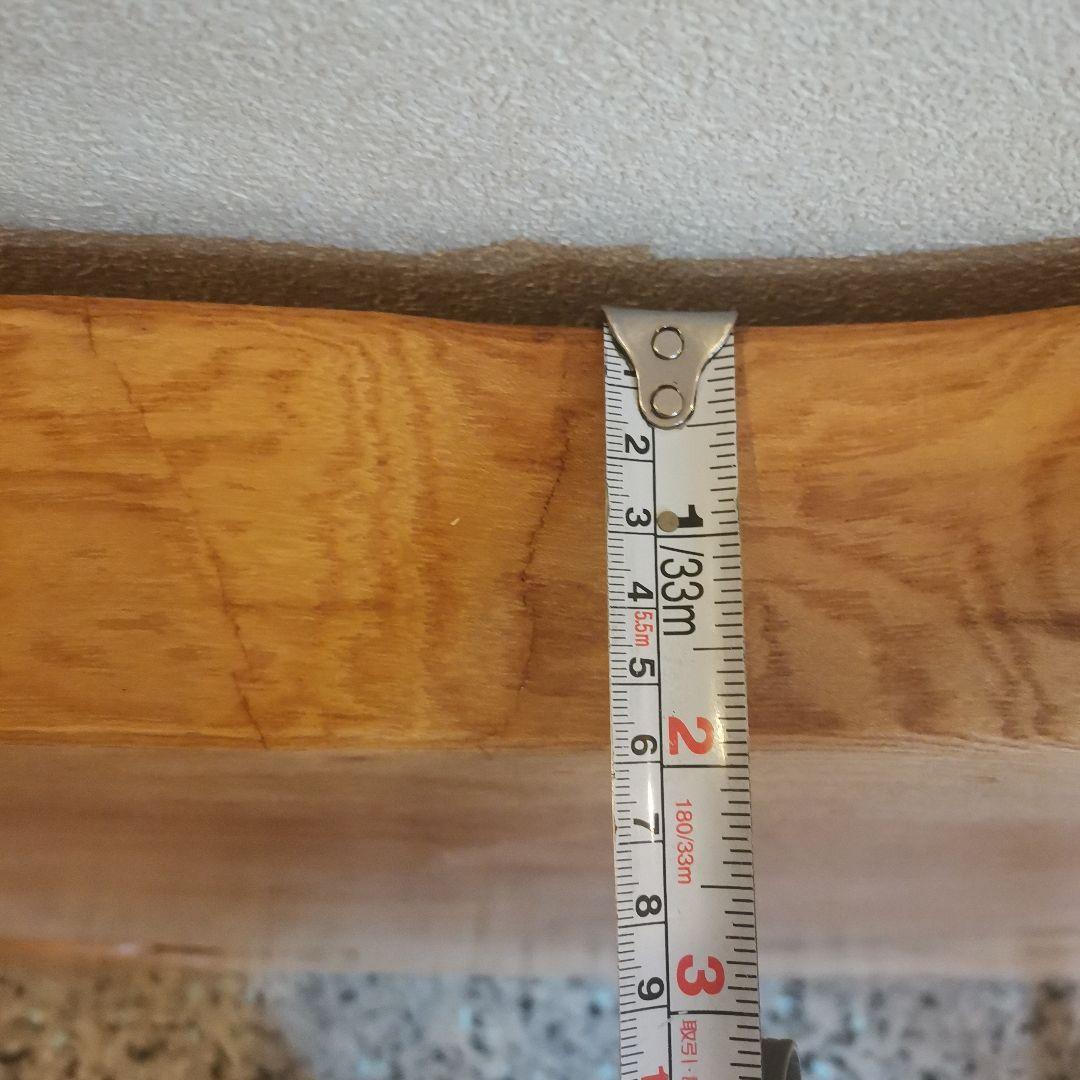 TK 　一枚板　ダイニングテーブル　とちの木　樹洞(うろ)有り　個性的