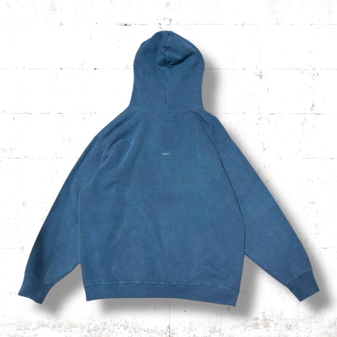 WTAPS ガーメントダイ　スウェット　パーカー　刺繍ロゴ