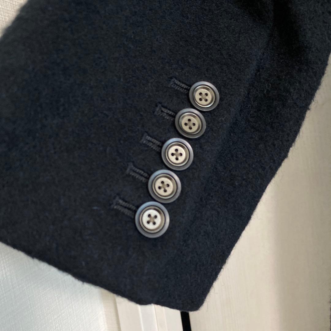 アメリ　ameri ロングコート　黒　ウールコート　レディース　プリーツ　M