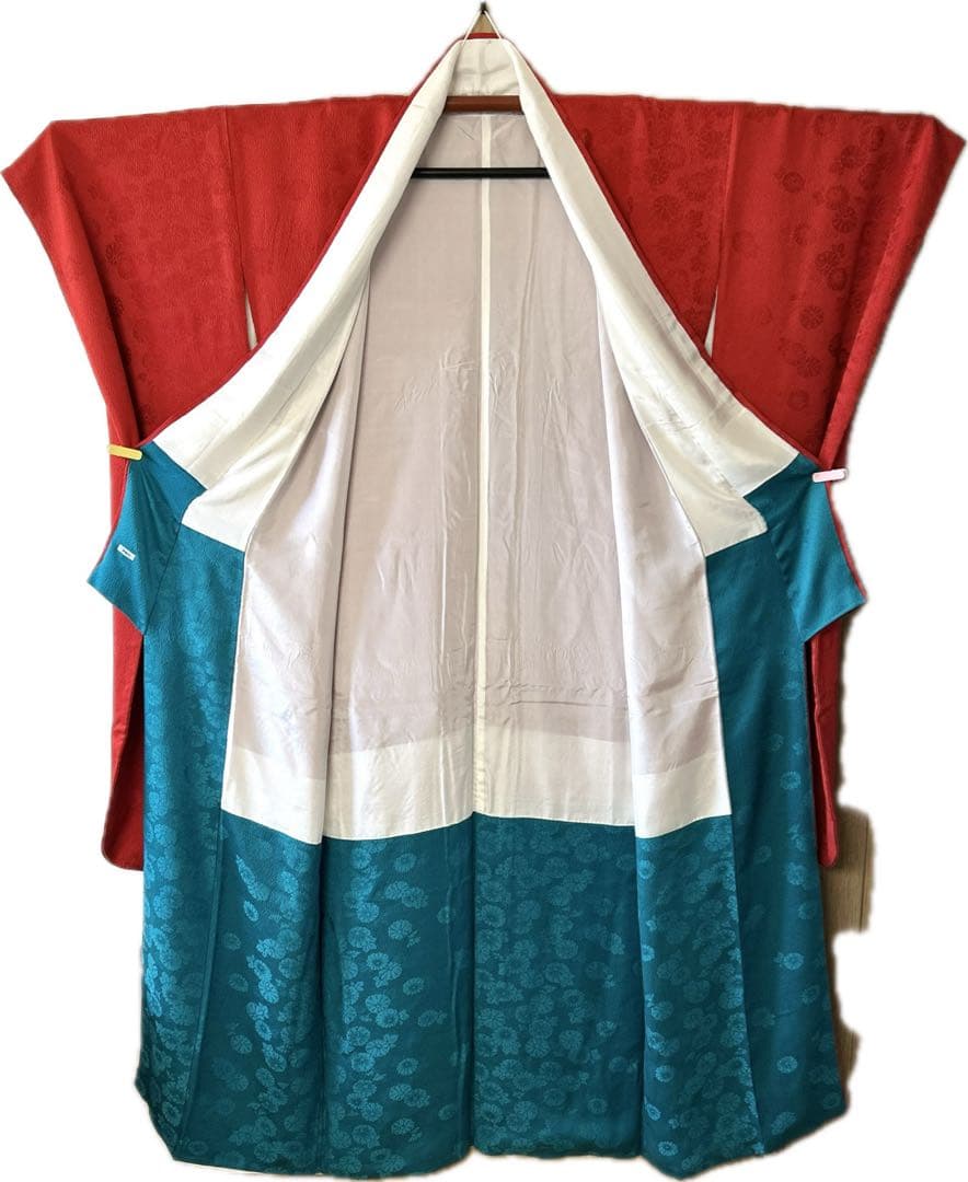 Y1 振袖4点セット★お振袖セット★成人式 フルセット★パールトーン加工