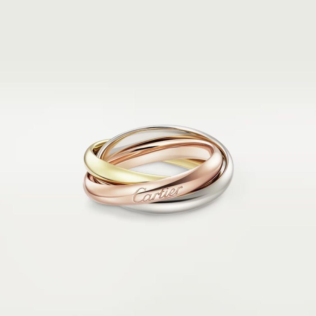 【新品未開封】カルティエ　トリニティ　クラシックモデル　51 リング　証明書付き
