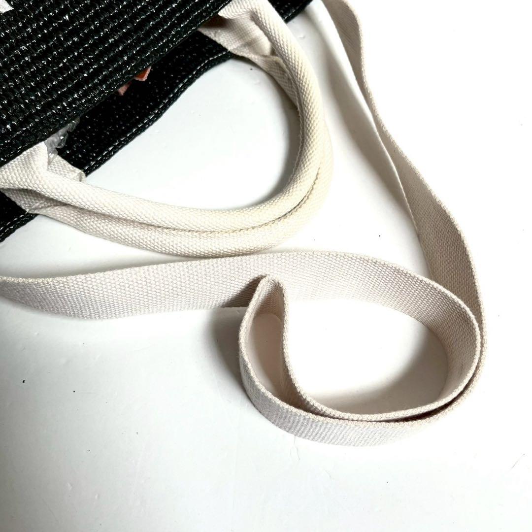 【国内正規品・極美品✨】マルニ スモール バスケット トートバッグ 2way 黒