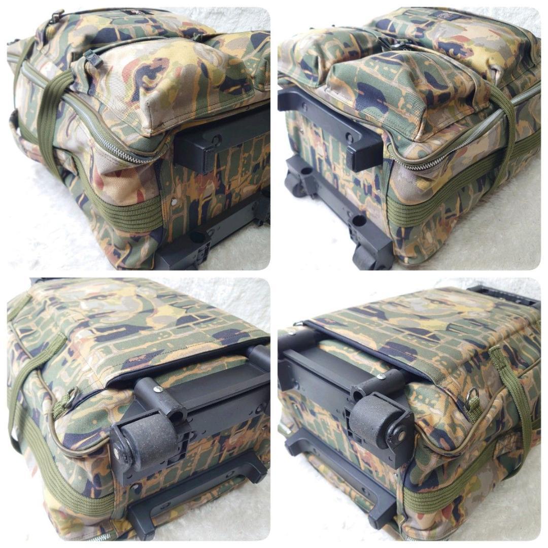 【激レア】ジャンポールゴルチエ キャリーケース 3way リュック 迷彩 二輪