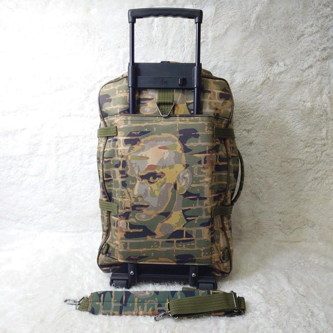 【激レア】ジャンポールゴルチエ キャリーケース 3way リュック 迷彩 二輪