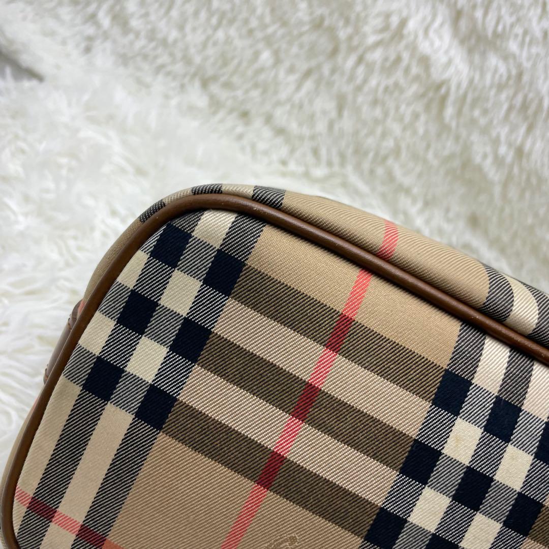 バーバリー ハンドバッグ ノバチェック シャドーホース キャンバス　トートバッグ