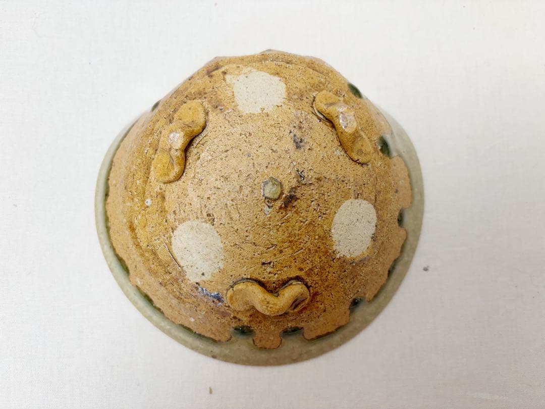 未使用 茶道具 高橋介炎造 信楽焼 蛤 向付 5客揃 足付 小鉢 銘々皿 共箱