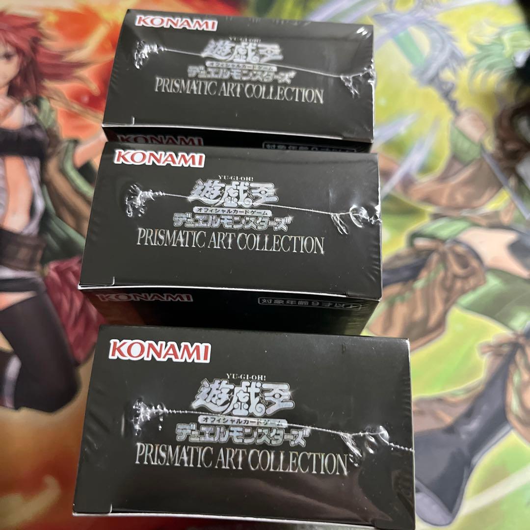遊戯王　【新品・未開封・シュリンク付】プリズマティックアートコレクション3BOX