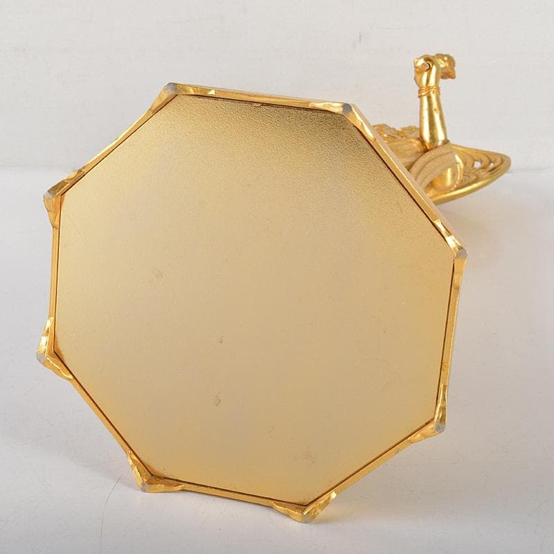 仏師　牧田秀雲作　銅鍍金　聖観世音菩薩像　仏像　置物　共箱　V　R7202B