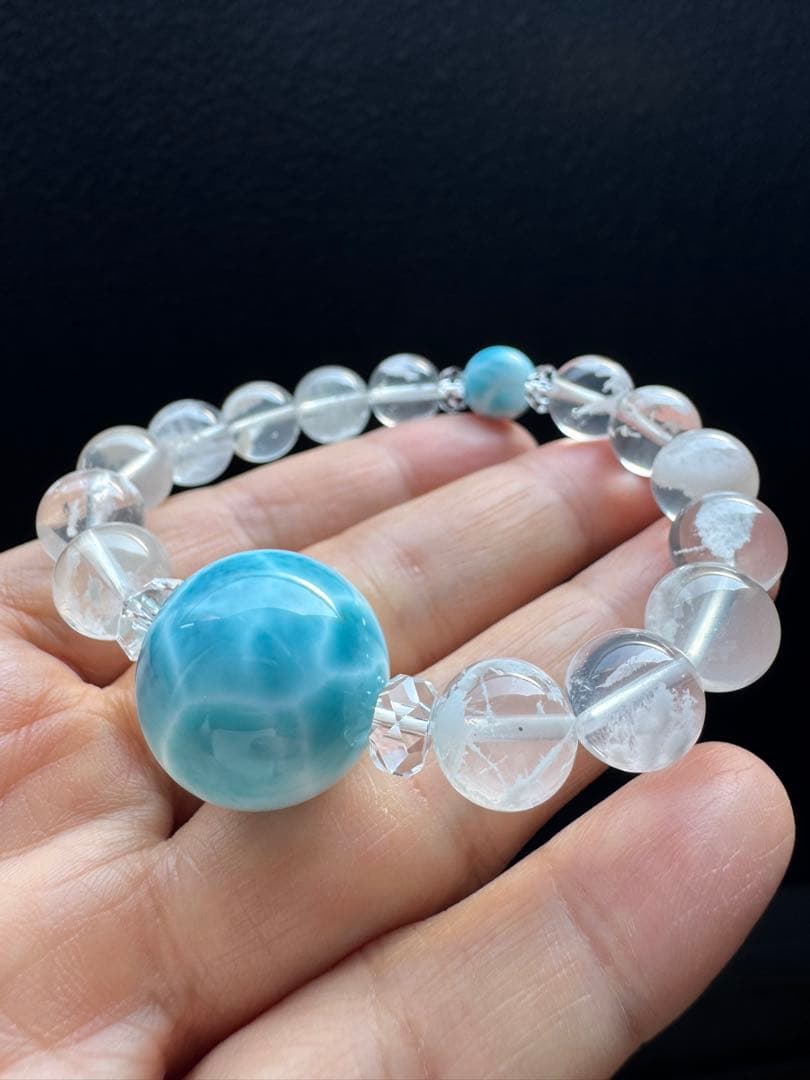 iAK　ブレスレットお直し他　ラリマー　セリサイト