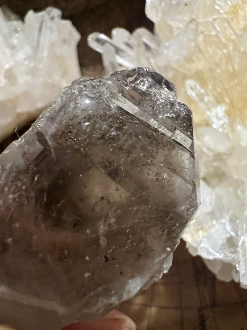 て*う様 龍脈の精髄 ― 煙水晶「山の幻影を宿す結晶」※売上の一部を保護猫活動に