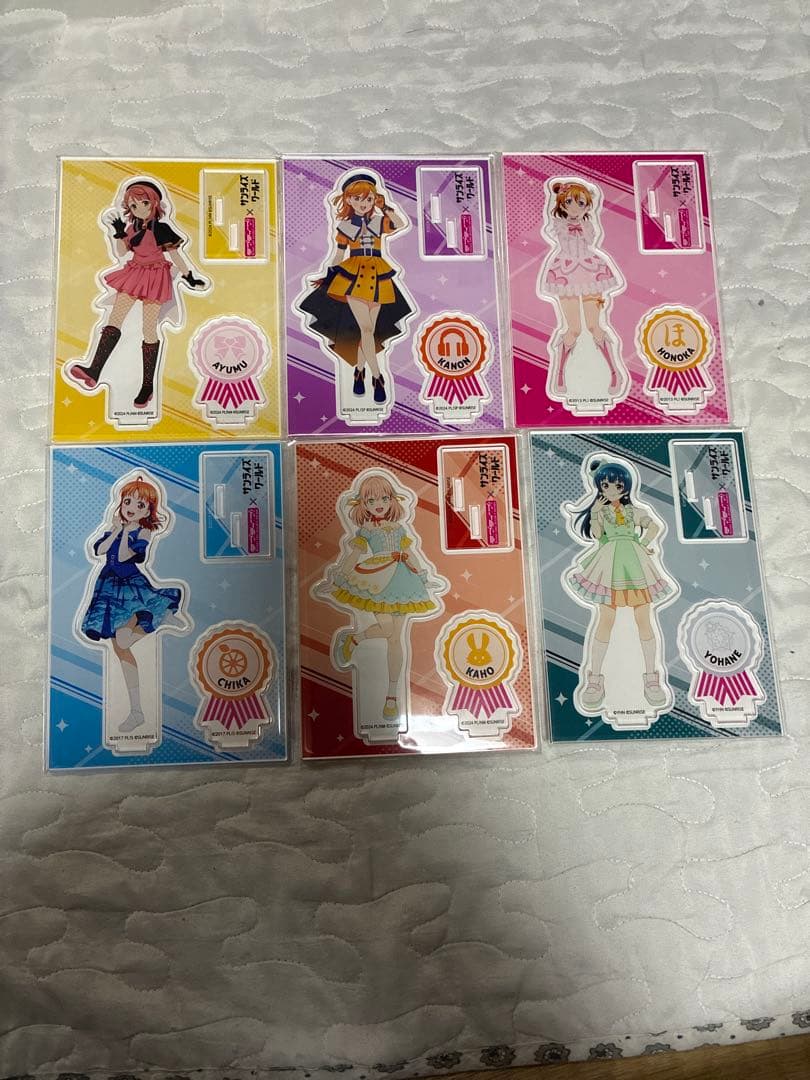 新品未開封　ラブライブ！サンライズワールド　アクリルスタンド　全6種セット