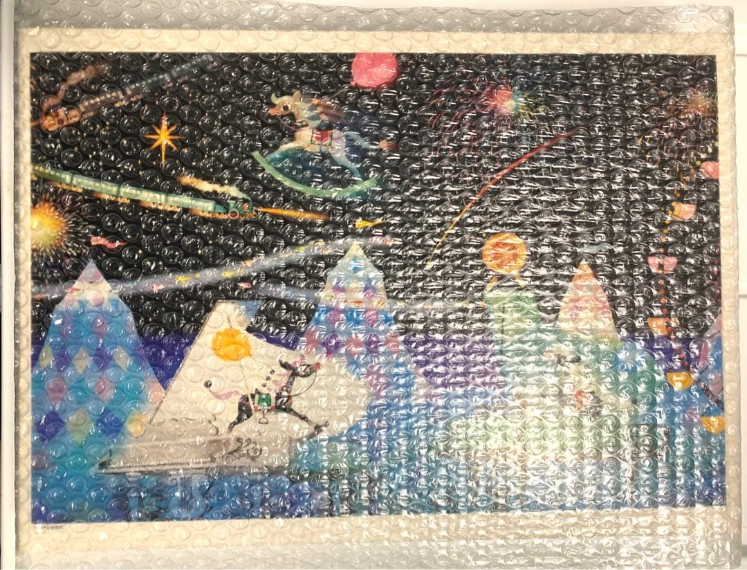 未使用　藤城清治 ジグソーパズル          1000ピース　フレーム付き