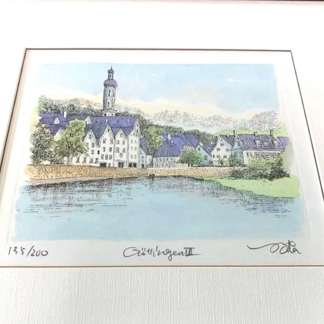 織田義郎 「Gettingen Ⅲ」 額寸32x26cm