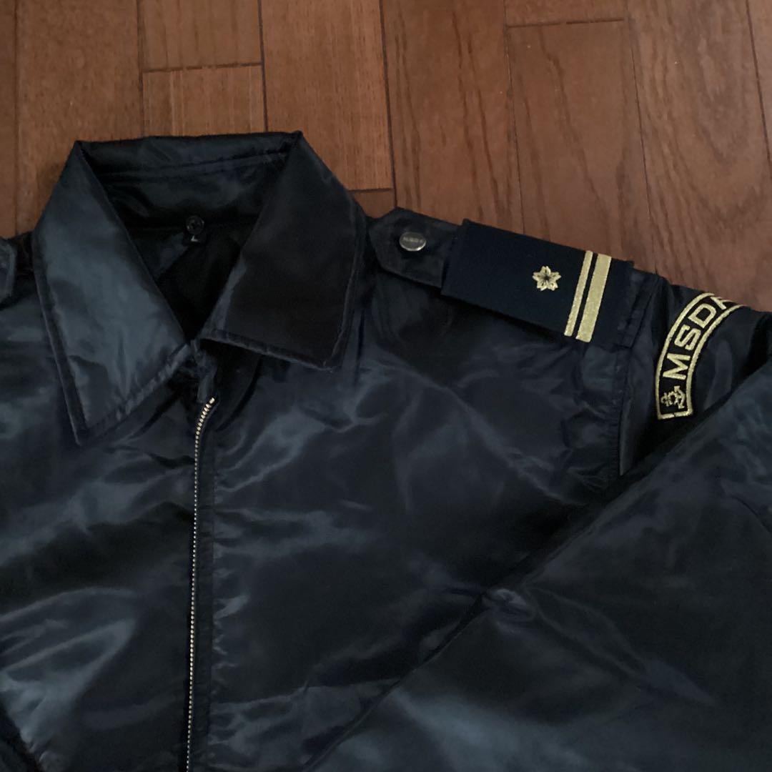 本日限定値下げ　激レアMSDFロゴ付きブラックジャケット肩章なし　Lサイズ