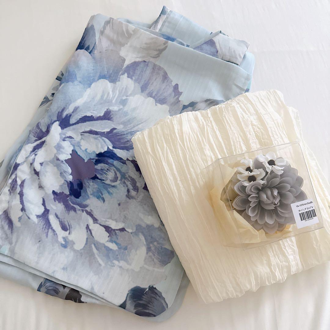 sugar♡浴衣＋帯＋髪飾り＋下駄