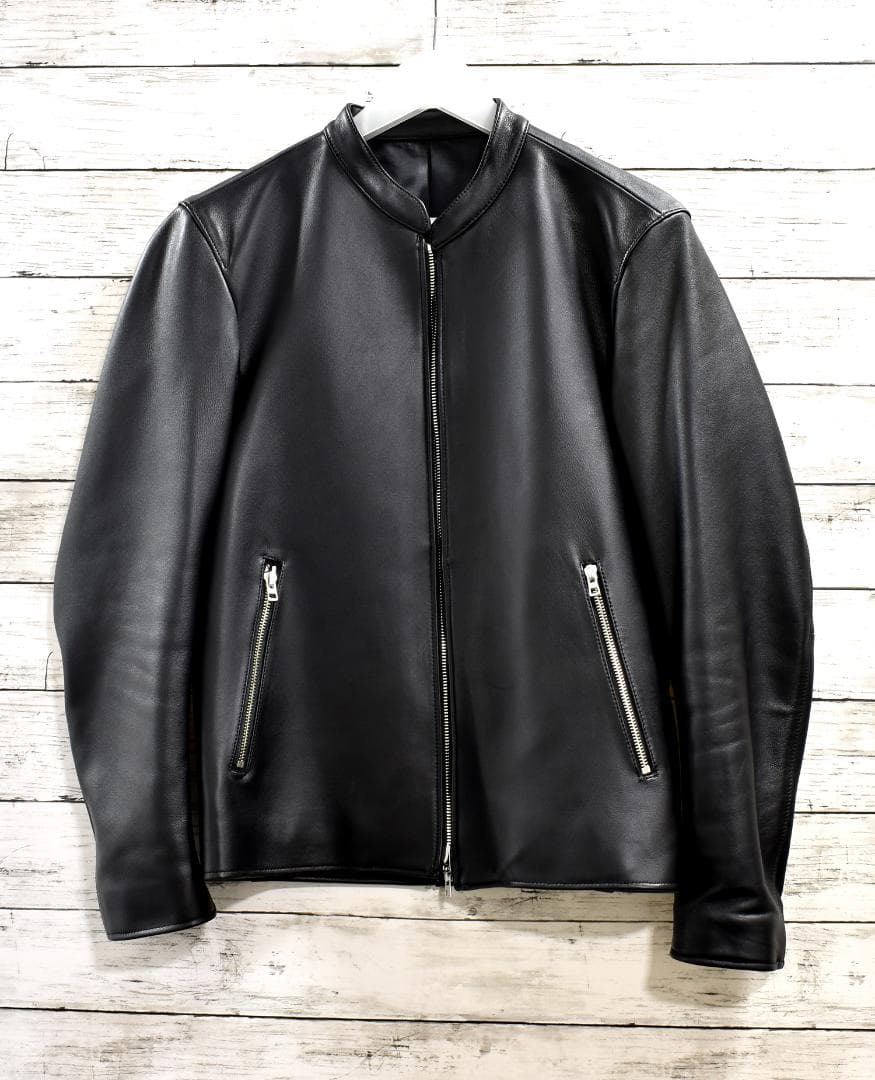 シングルライダース ラムレザー Mサイズ EDIFICE 417 中古 美品